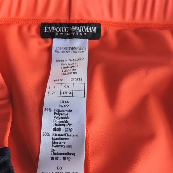 Emporio Armani Parigamba Men's Swimwear - Picture 6 of 7